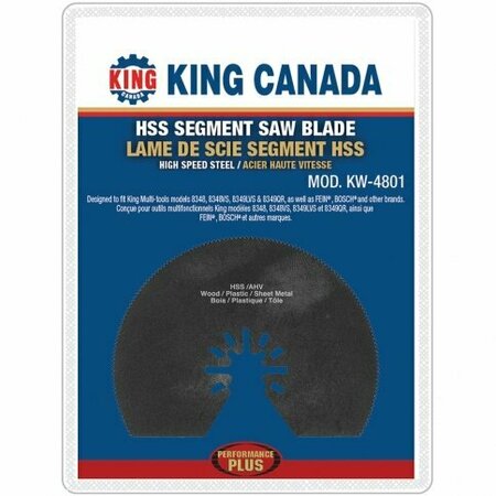 KING CANADA TOOLS Bld Saw Segment Oscilating KW-4801